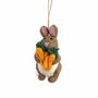 Handmade Felt Easter Beatrix Bunny Decoration, thumbnail 3 of 5