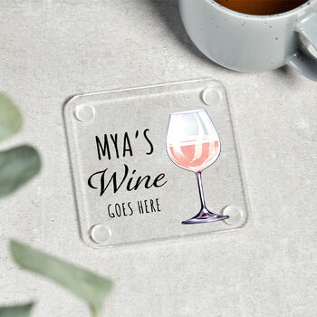 Personalised Clear Drinks Coaster, 5 of 11