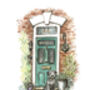 Personalised Front Door Illustration, thumbnail 1 of 6