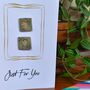 Handmade Ceramic Cufflinks Small Gifts For Him Silver Plated, thumbnail 4 of 9