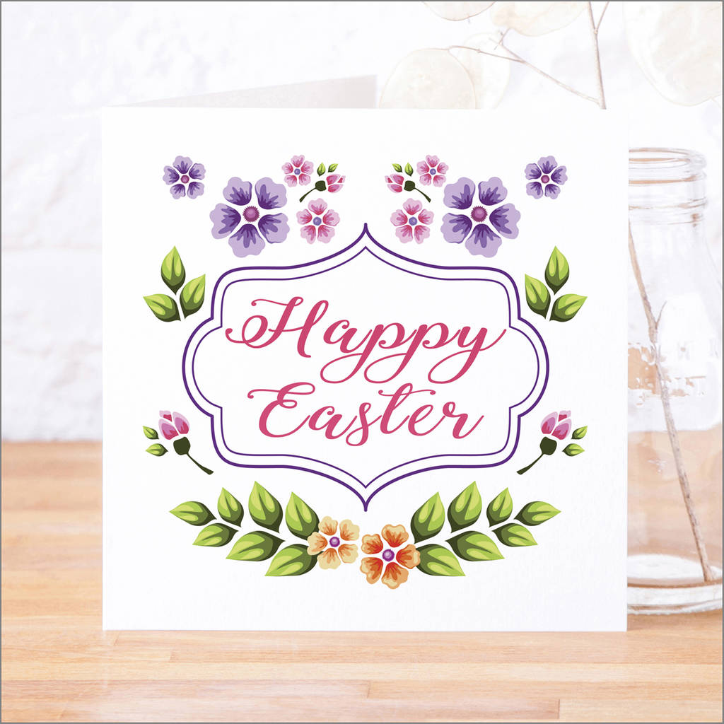 single or pack of happy easter cards by faith hope & love designs ...