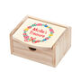 Personalised Kid’s Floral Garland Jewellery Box, thumbnail 2 of 4