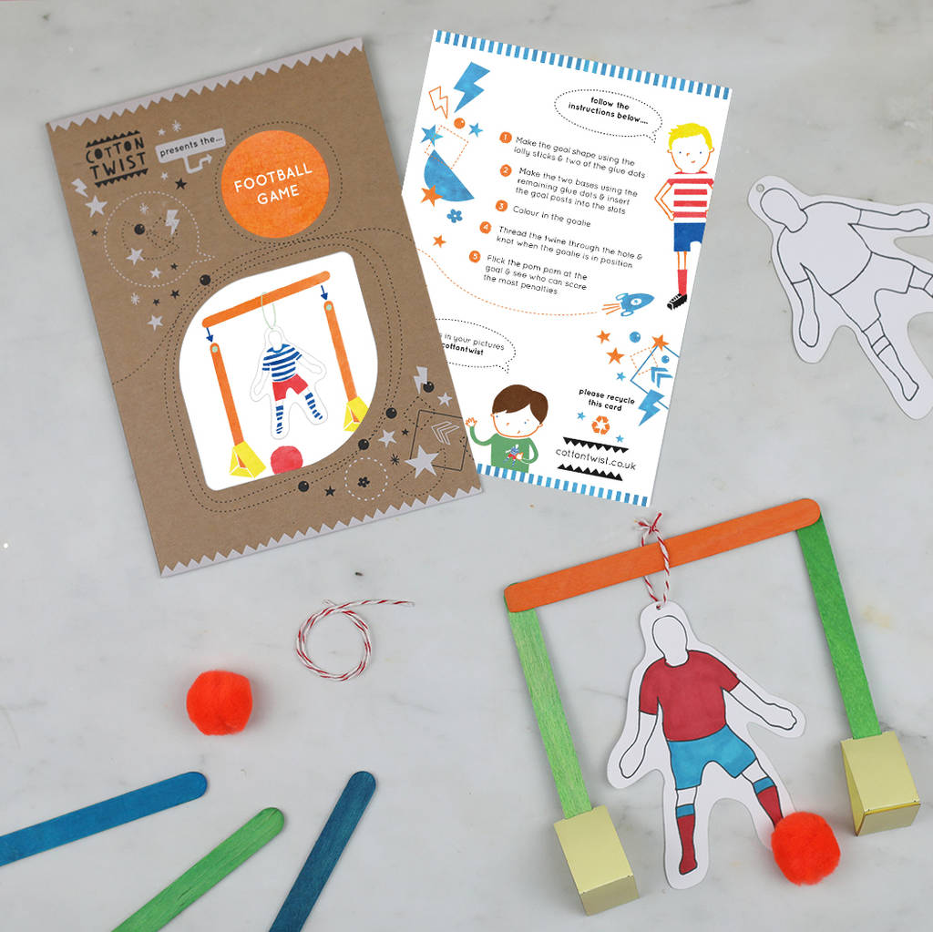 Make Your Own Football Game Kit, 1 of 4