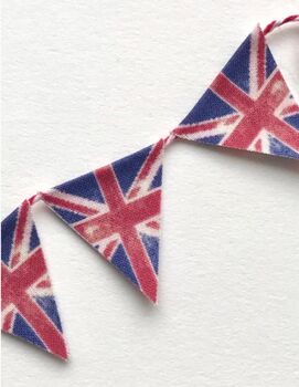 Vintage Union Jack Cake Bunting Topper, 3 of 3