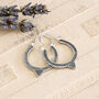 Sterling Silver Tipped Harbala Hoops, thumbnail 3 of 4