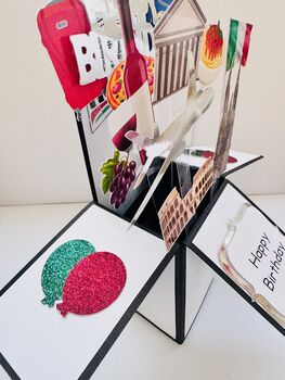 Rome Themed 3D Birthday Card, 3 of 7