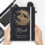 Personalised Notebook, Moon And Stars, thumbnail 5 of 9