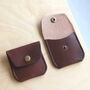 Personalised Handstitched Leather Coin Pouch, thumbnail 2 of 8