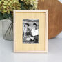 Textured Wooden Picture Frame For 4x6 Image, thumbnail 3 of 5