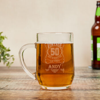 Personalised 40th Birthday Pint Glass, 5 of 9