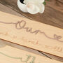 Our Family 3D Wood And Acrylic Street Sign, thumbnail 7 of 8