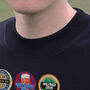 Crystal Palace Football Beer Mats Oversized T Shirt, thumbnail 5 of 10