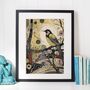 Morning Bird Song Illustration Art Print, thumbnail 1 of 3