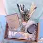 Blue Dried Flower Birthday Gift Hamper, thumbnail 3 of 3