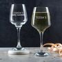 Personalised Engraved Glass, Custom Cocktail Glass Gift For Friends, thumbnail 7 of 10