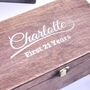 Personalised 'Name' Happy Birthday Wooden Memory Box, thumbnail 3 of 4