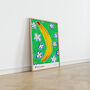 Banana Food Art Print Kitchen Fruit Poster, thumbnail 2 of 12