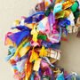Recycled Sari Wreath, thumbnail 5 of 5