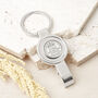 80th Birthday 1946 Sixpence Bottle Opener Keyring, thumbnail 1 of 7