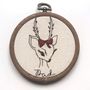 Personalised Embroidered Christmas Hoop Decoration, thumbnail 12 of 12
