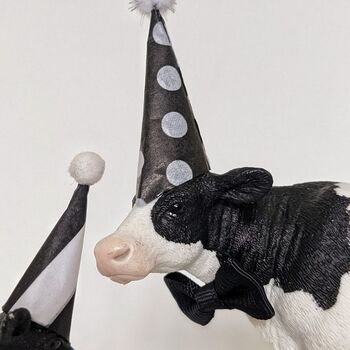 Personalised Party Animal Cow Cake Toppers, 4 of 7