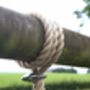 Personalised Round Oak Garden Rope Tree Swing, thumbnail 7 of 7