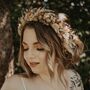 Roxie Dried Flower Crown Bohemian Wedding Headband, thumbnail 4 of 5