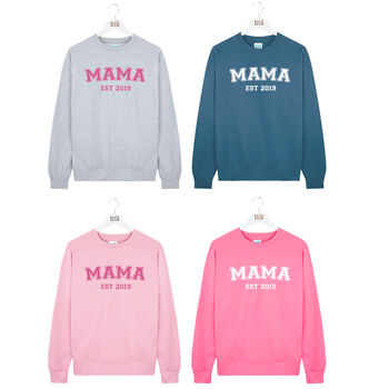 Personalised Mama Est Sweatshirt, 3 of 7