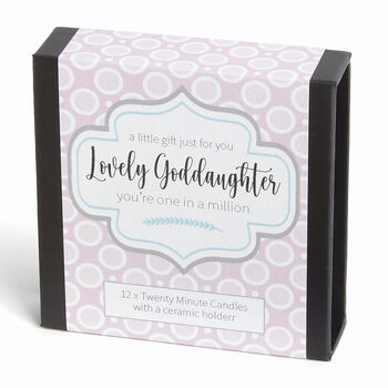 Goddaughter Twenty Minute Candle Gift Set, 2 of 6