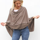 Personalised Wool Mix Poncho By Hurleyburley | notonthehighstreet.com