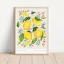 Citrus Limon Art Print, thumbnail 1 of 5