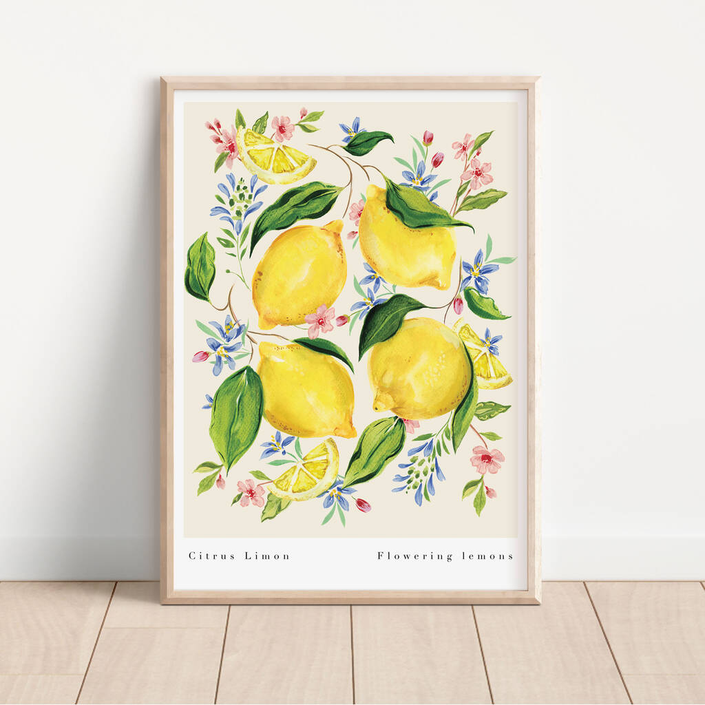 Citrus Limon Art Print, 1 of 5