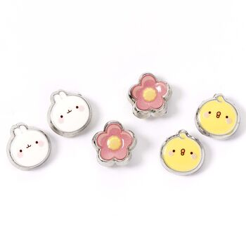 Molang And Piu Piu Stud Earring Set, 4 of 6