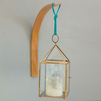 Wooden Wall Bracket Plant Hanger / Light Holder, 5 of 8