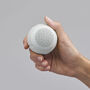 Off White Upcycled Tennis Ball Bluetooth Speaker, thumbnail 2 of 8