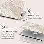 Beige Marble Hard Case For Mac Book And Mac Book Pro, thumbnail 3 of 8