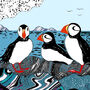 'Puffins' Fine Art Giclee Print, thumbnail 3 of 3