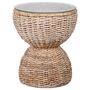 Hand Woven Wicker Side Table, thumbnail 1 of 2