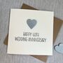 60th Wedding Anniversary Diamond Heart Card, thumbnail 1 of 2