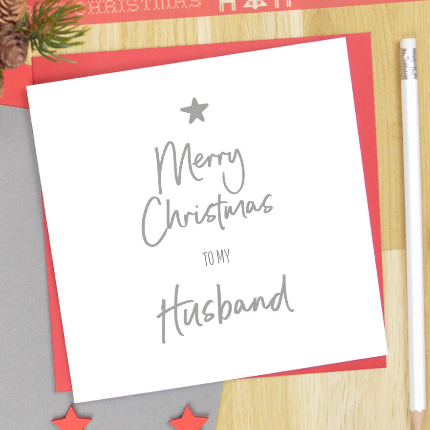 Christmas Card For Husband, 1 of 3