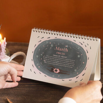 2026 | Calendar | Desktop | Zodiac, 5 of 6