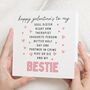 Personalised Galentines Day Card For Best Friend, thumbnail 1 of 7