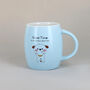 Dog Pastel Pink Or Blue Ceramic Tea Coffee Mug G Decor, thumbnail 4 of 7