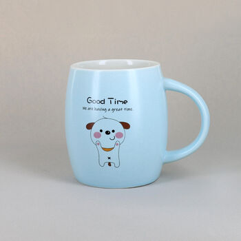 Dog Pastel Pink Or Blue Ceramic Tea Coffee Mug G Decor, 4 of 7