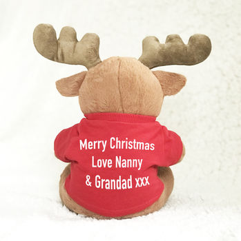 Rudy The Reindeer First Christmas Soft Toy, 2 of 3