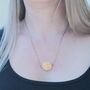 Personalised 80th Birthday Farthing Necklace Silver Or Gold Tone, thumbnail 3 of 11