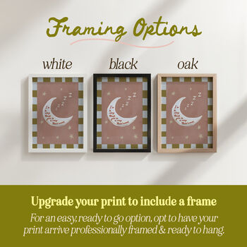 Tired Girl Moon Print, 5 of 10