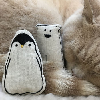 Catnip Penguin And Polar Bear Cat Toys, 5 of 6