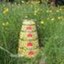 Large Hand Painted Tiffin Box With Four Compartments 'Flower Meadow', thumbnail 4 of 6