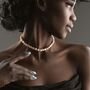 Freshwater Pink Baroque Pearl Necklace, thumbnail 5 of 7